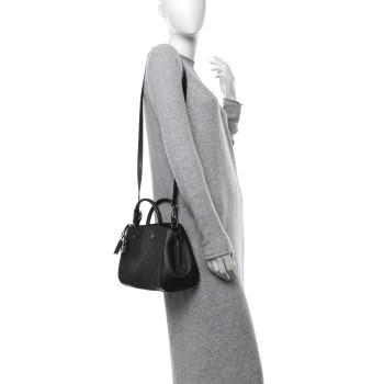 LOUIS VUITTON Empreinte Studded Montaigne BB Silver