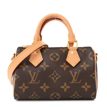 LOUIS VUITTON Monogram Nano Speedy Bandouliere