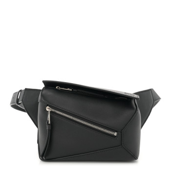 LOEWE Calfskin Mini Puzzle Bumbag Black