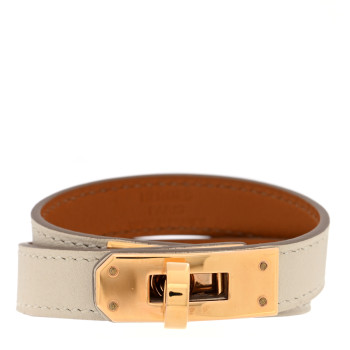 HERMES Swift Kelly Double Tour Bracelet XS Nata