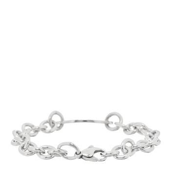 TIFFANY Sterling Silver Return to Tiffany Oval Tag Bracelet