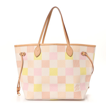 LOUIS VUITTON Damier Giant Neverfull MM Peach