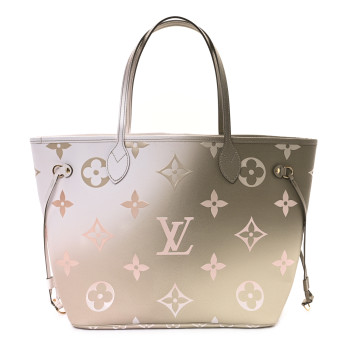 LOUIS VUITTON Monogram Giant Spring In The City Neverfull MM Sunset Kaki