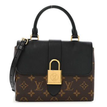 LOUIS VUITTON Monogram Locky BB Black