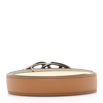 HERMES Epsom Swift 24mm Escale Belt 85 34 Craie Biscuit
