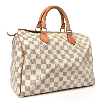 LOUIS VUITTON Damier Azur Speedy 30