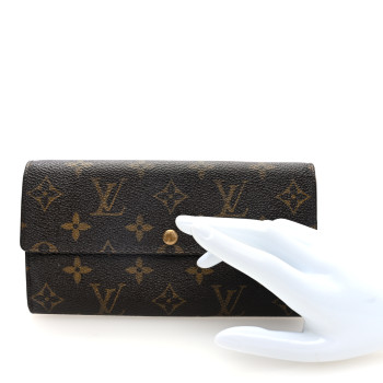 LOUIS VUITTON Monogram Sarah Wallet