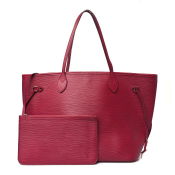 LOUIS VUITTON Epi Neverfull MM Fuchsia