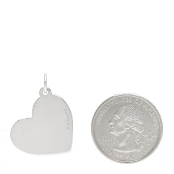 TIFFANY Sterling Silver Mum Heart Charm