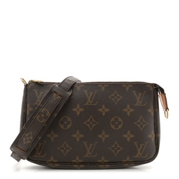 LOUIS VUITTON Monogram Accessories Pochette Long Strap