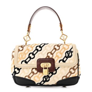 LOUIS VUITTON Velvet Chains Dolly Beige