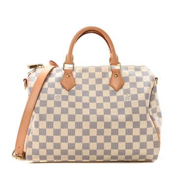 LOUIS VUITTON Damier Azur Speedy Bandouliere 30