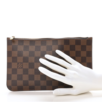 LOUIS VUITTON Damier Ebene Neverfull MM GM Pochette