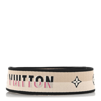 LOUIS VUITTON Jacquard Speedy Bandouliere 20 Shoulder Strap Black