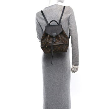 LOUIS VUITTON Monogram Montsouris PM Black