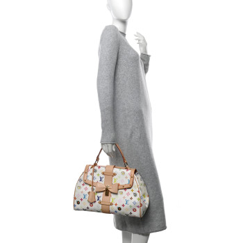 LOUIS VUITTON Monogram Multicolor Murakami Eye Love You White