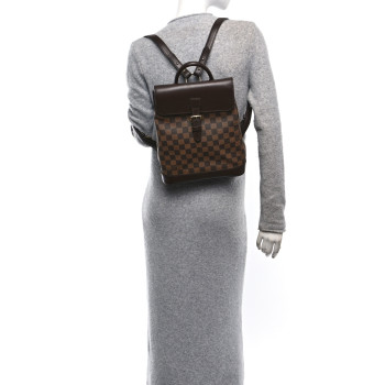 LOUIS VUITTON Damier Ebene Soho Backpack