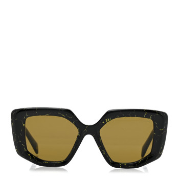 PRADA Acetate Symbole Sunglasses SPR 14Z Black Marble