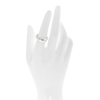 TIFFANY Sterling Silver 1837 Interlocking Circles Ring 52 6