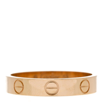 CARTIER 18K Yellow Gold 3.5mm LOVE Wedding Band Ring 53 6.5