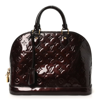 LOUIS VUITTON Vernis Alma PM Amarante