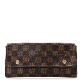 LOUIS VUITTON Damier Ebene Portefeuille Long Modulable Wallet