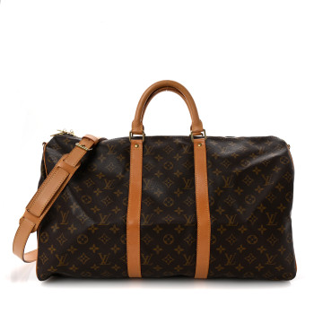 LOUIS VUITTON Monogram Keepall Bandouliere 50