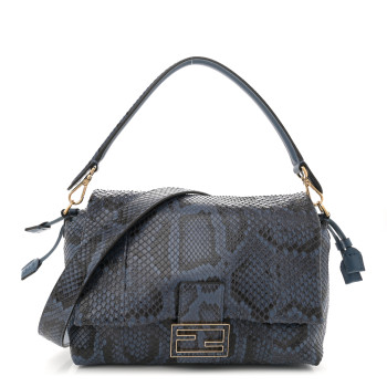 FENDI Snakeskin Medium Mamma Baguette Myrtle