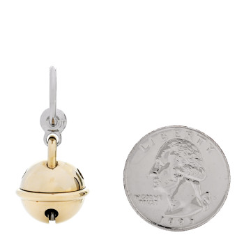 HERMES Palladium Permabrass Charms Grelot Twilly Ring