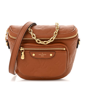 LOUIS VUITTON Empreinte Mini Bumbag Cognac