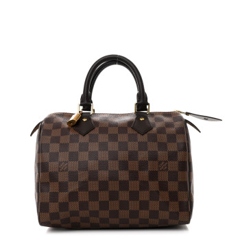 LOUIS VUITTON Damier Ebene Speedy 25