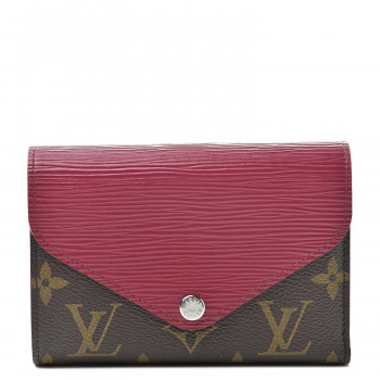 LOUIS VUITTON Epi Monogram Marie-Lou Compact Wallet Fuchsia LOUIS VUITTON Epi Monogram Marie-Lou Compact Wallet Fuchsia