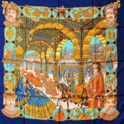 ”Splendeur des sultans“ HERMES Silk Splendeur Des Maharajas Scarf 90 73711