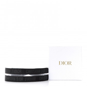 CHRISTIAN DIOR Polyester J'Adior Headband Black 394407
