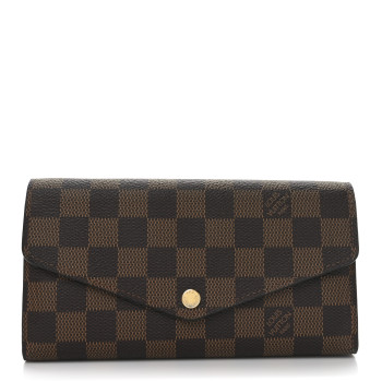 LOUIS VUITTON Damier Ebene Sarah Wallet NM