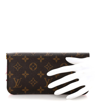 LOUIS VUITTON Monogram Articles de Voyage Ikat Insolite Wallet Rose Indien