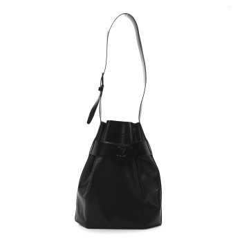 LOUIS VUITTON Epi Sac D'epaule Black