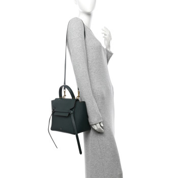 CELINE Grained Calfskin Micro Belt Bag Amazone
