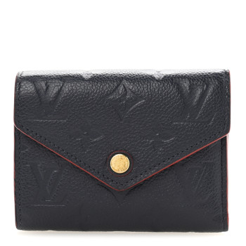 LOUIS VUITTON Empreinte Victorine Wallet Marine Rouge