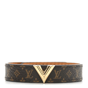 LOUIS VUITTON Monogram Essential V Bracelet 17