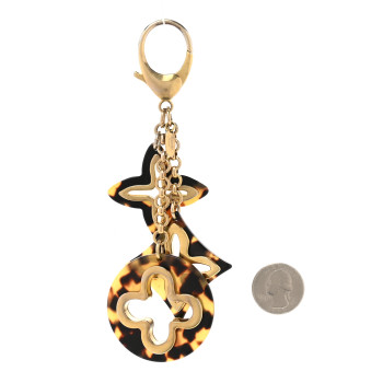 LOUIS VUITTON Insolence Bag Charm Ecaille