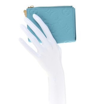 LOUIS VUITTON X TM Empreinte Monogram Lisa Wallet Kabira Blue