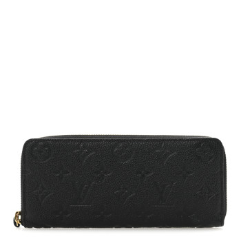 LOUIS VUITTON Empreinte Clemence Wallet Black LOUIS VUITTON Empreinte Clemence Wallet Black