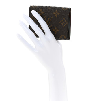 LOUIS VUITTON Monogram Envelope Business Card Holder