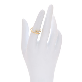 CARTIER 18K Yellow Gold Small Juste Un Clou Ring 52 6