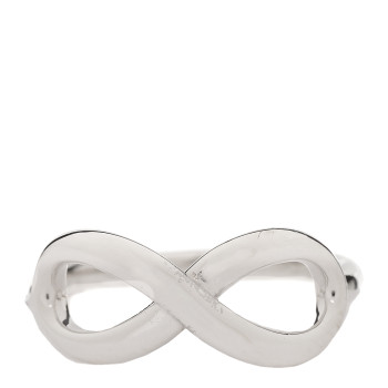TIFFANY Sterling Silver Infinity Ring 50 5.5