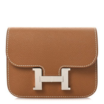 HERMES Epsom Constance Slim Wallet Gold