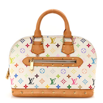 LOUIS VUITTON Monogram Multicolor Alma White LOUIS VUITTON Monogram Multicolor Alma White