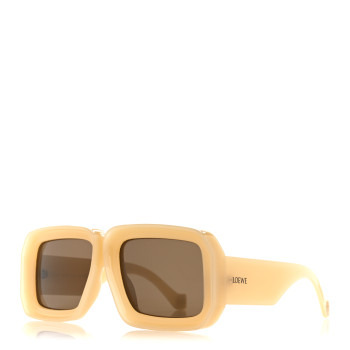 LOEWE Acetate Paula's Ibiza Dive In Mask Sunglasses LW40064U Beige