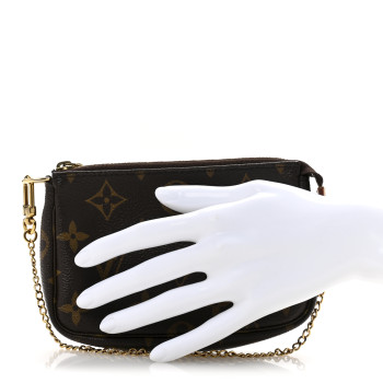 LOUIS VUITTON Monogram Mini Pochette Accessories